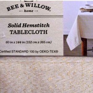 Tablecloth VARIOUS SIZES IN Vanilla ICE GOLD GORGEOUS